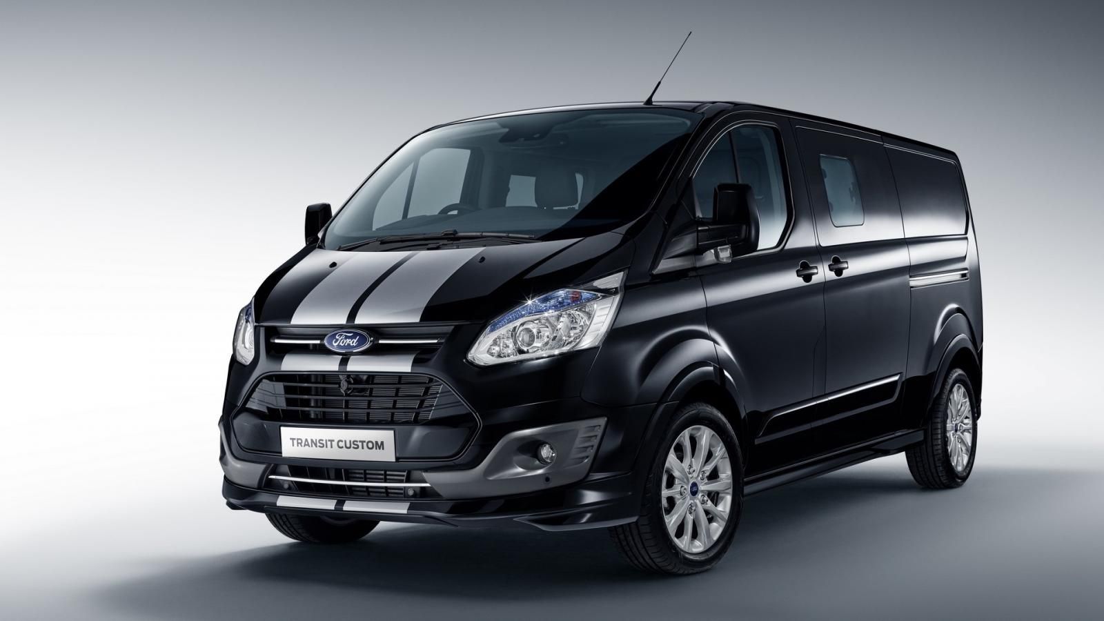 Black ford 2024 transit custom